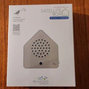 NIB RELAXOUND SATELLITE BOX SONG THRUSH Nature Sound Therapy Box Motion SENSOR